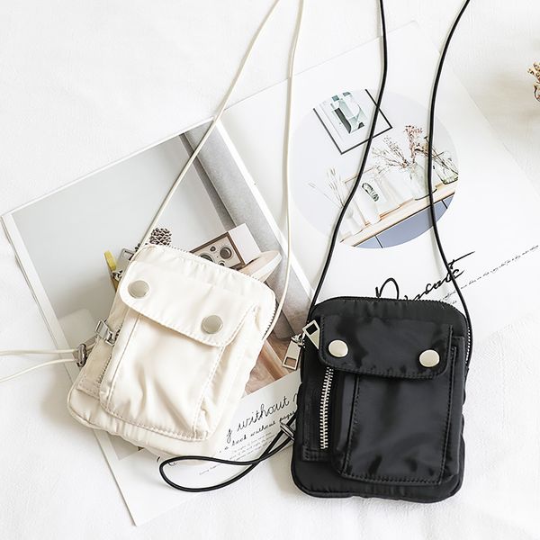 

2020 women fashion unique drawstring strap concise elegant all-match bag shoulder bag crossbody phone office daily