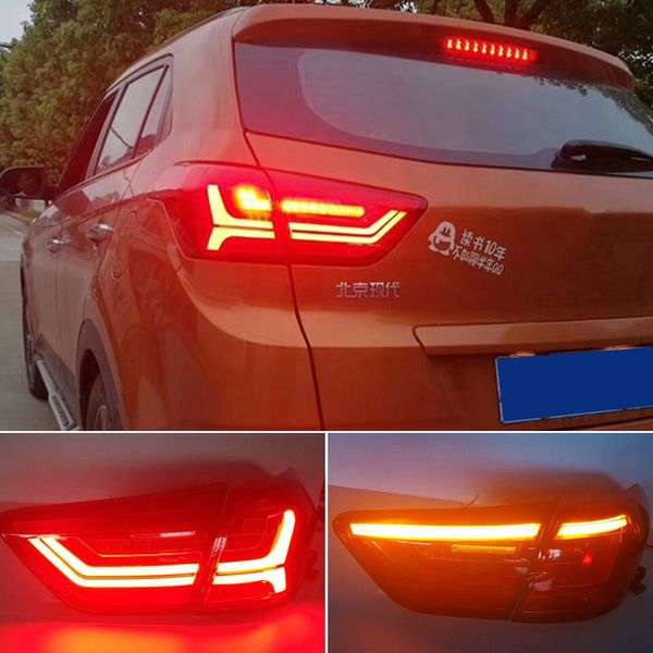 1 Lâmpada traseira de carro LED para Hyundai IX25 Creta 2014 - 2018 Luzes traseiras FOG LUZES DIA DIA LUZES DRL ACESSÃO DE CAR