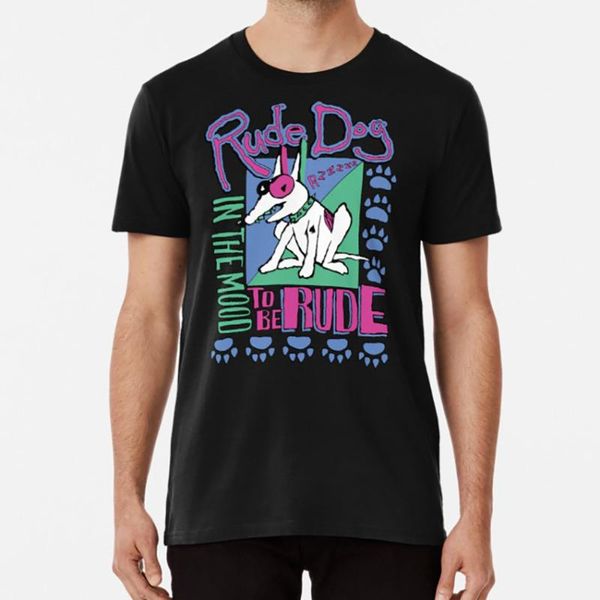 

in the mood to be rude t shirt rude dog and the dweebs dog dweebs cartoon tv culture vintage retro 80s 90s, White;black