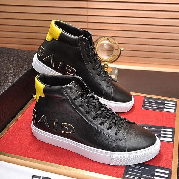 

luxury mens casual shoes sneakers platform breathable sneakers classic trainers zapatos de hombre with original box ankle boots leather mens