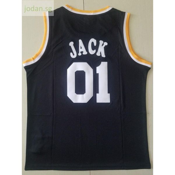 

470 basketball sports jerseys sportswear jack 01 black s-xxl stitched jersey, Black;white