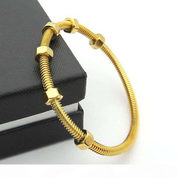 

luxury stainless material zircon thread bracelet & bangle four color for men female fashion jewelry gift, Black