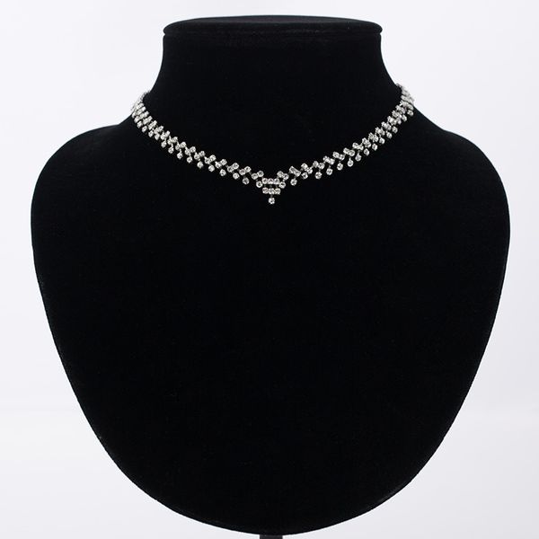 

yfjewe factory price new noble crystal necklace pendant rhinestone crystal wedding jewelry for women gift for party #n055