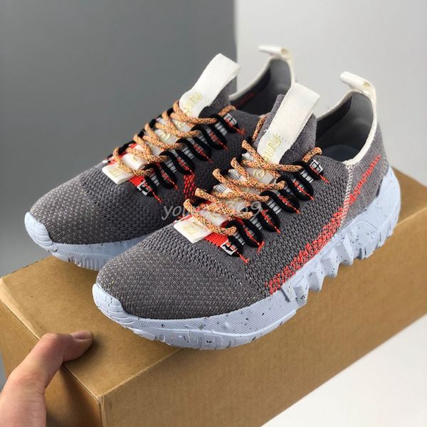 

new space hippie 01 vast grey hyper crimson grey orange grey volt mens shoes for men womens sports sneakers sports trainers size 45, Black