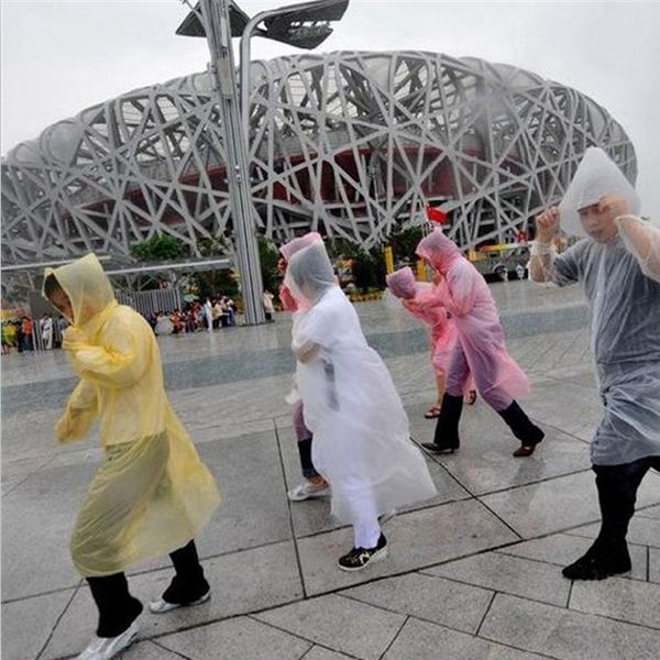 

1zyot products travel disposable supplies outdoor products portable travel disposable outdoor supplies portable raincoat poncho raincoat po, Red;brown