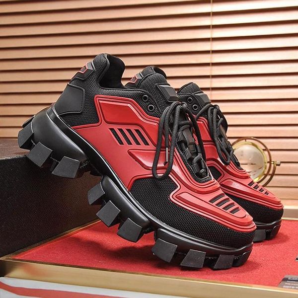 

высокое качество cloudbust thunder knit кроссовки мужские обувь мода классический открытый полуботинки плюс размер low top мужская обувь с з, Black