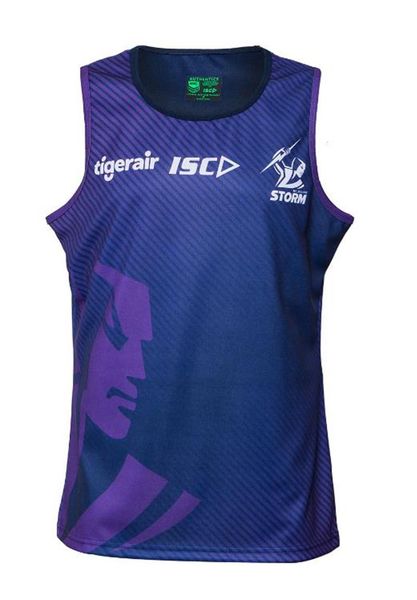 

2020 melbourne storm jersey singlet size s-m-lxxl-3xl, Black;gray