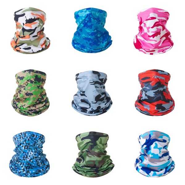 

2020 camouflage magic cycling scarf mask outdoor headscarf sport ski snowboard wind cap cycling balaclavas turban moto #635#544, Black