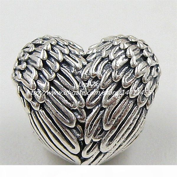 

2015 осень новый 925 silverangelic перья шарм бисера подходит европейский pandora ювелирных изделий браслеты ожерелье, Black