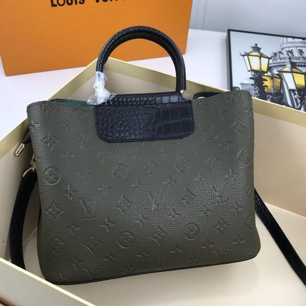 

new drop ship women bag vintage classic leather shoulder bag large capacity women designer luxury crossbody bags with origin box