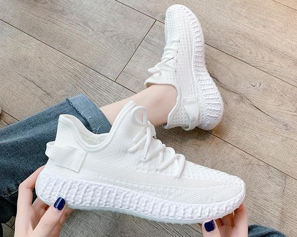 

новый легкие мягкое женская подошва сетки дышащих кокосовой папа случайных кроссовки лето 2020, Black