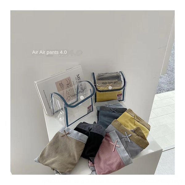 

air pants 4.0 modal nude skin modal mid-waist breathable all-inclusive underwear lace lace comfortable underwear for ladies, Black;white