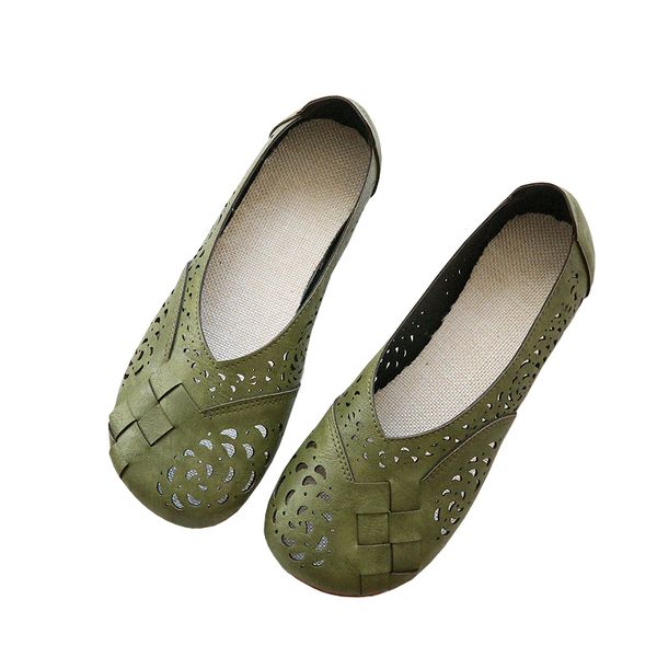 

2020 spring and summer hollowed out baotou flat shoes summer cotton and linen comfortable leisure zen stretched sandals, Black