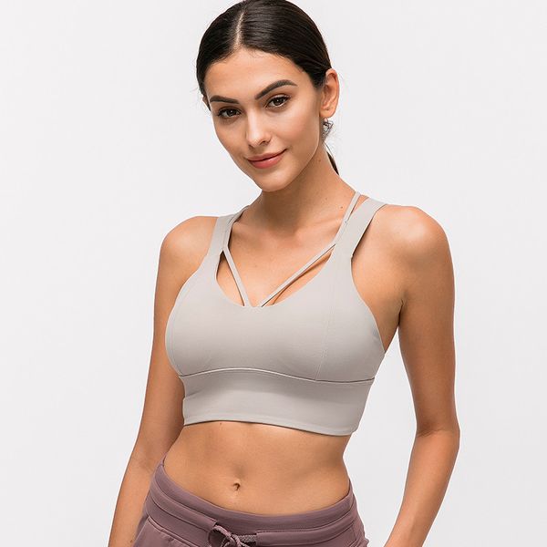 

йога push up спорт bras женщина спорт противоударного бюстгальтер тренировка бег собирает лифчик нижнего белья йога tops, White;black