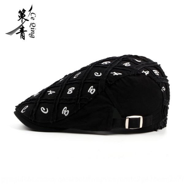 

cotton cap summer washed old cotton men's and women's hat general men women cap beret beret size, Blue;gray