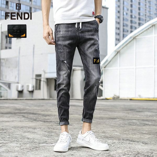 

новые моды для мужчин черные джинсы тощий рваные stretch для slim запад хип-хоп swag джинсовой мотоцикл байкер брюки jogger ~~ sd59, Blue