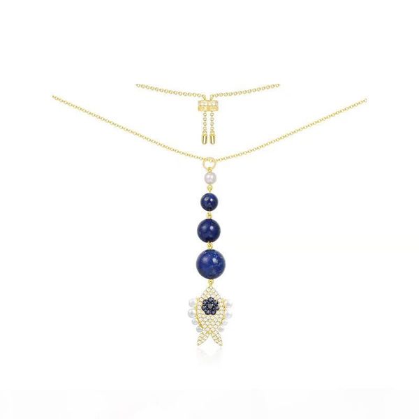 

lovely women jewelry yellow gold pearl cz fish necklace earrings for girls women for party wedding nice gift, Silver