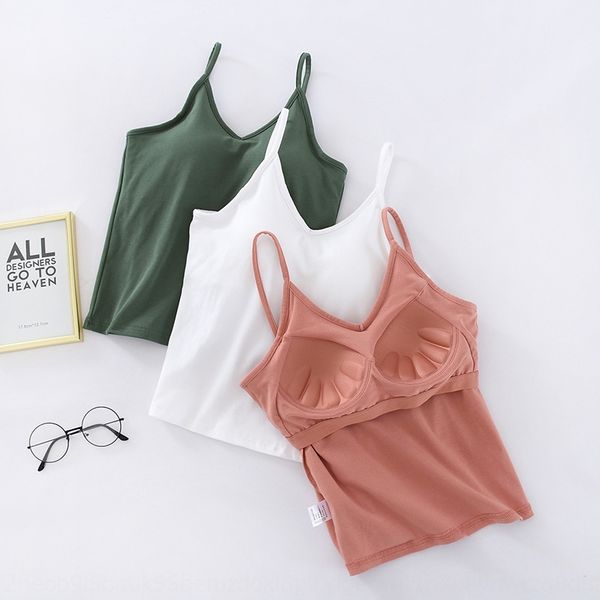 

qbhdc pure cotton lace bra pads py v-neck wireless cup integrated slim base shirt u-shaped wrap shoulder strap lace shoulder strap front str, White