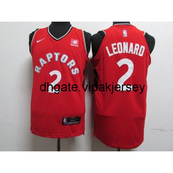

18 - 19 season 2 jersey mens vest stitched basketball jerseys, Red