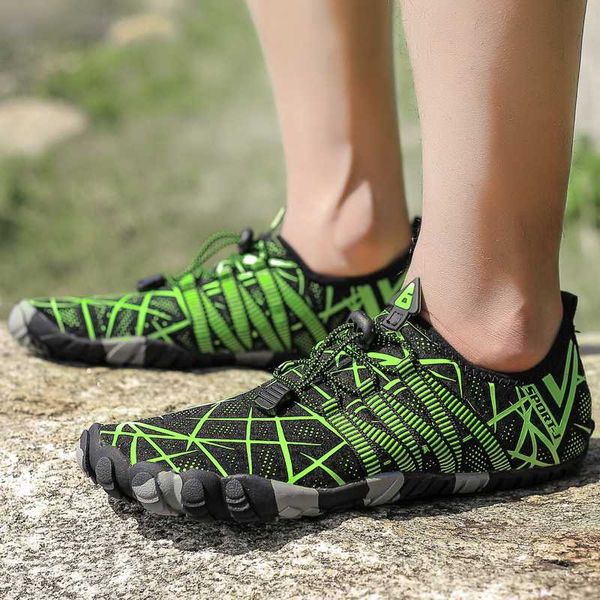 

light mens jogging minimalist shoes man woman summer running barefoot shoes camouflage beach fitness breathable mesh rubber