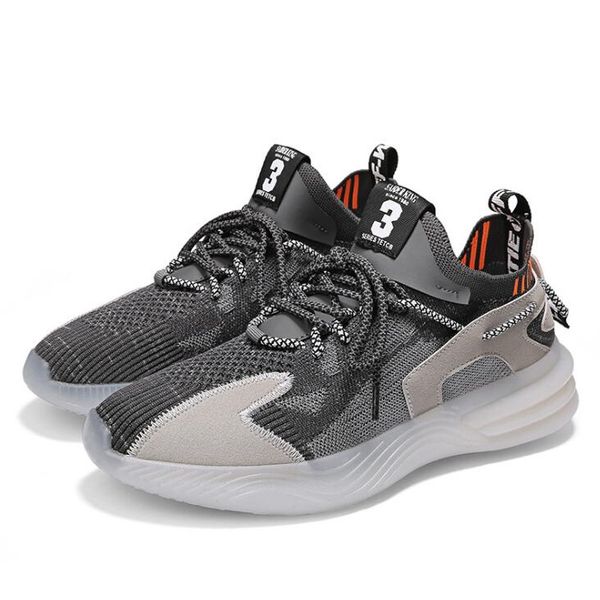 

brand new designer men shoes street tide air mesh breathable casual sport shoes man sneakers running vulcanized shoes, Black