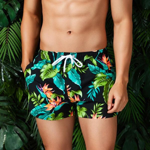 

men's leisure and non-fading surfing & beach shorts men's sports wear breathable quick-drying, White;black