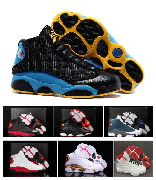 

men new he got game flint 13 basketball shoes sneakers designer chicago bred black hyper royal 13s sports shoes sale online