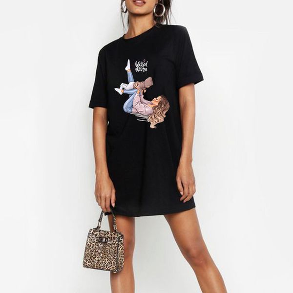 

womens dresses vogue printed dress fashion designer crew neck panelled ladies dresses casual loose long sleeve apparel d001a805
