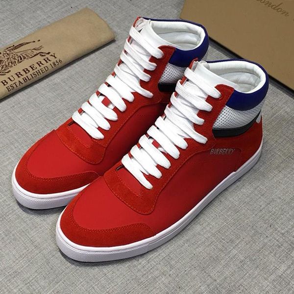 

new arrival sports mens high shoes fashion autumn and winter footwears plus size lace -up luxury men boots manner schuhe, Black