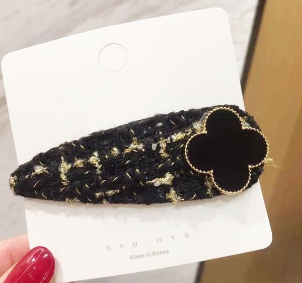 

2020 newcamellia side hairpin net red hairpin girl headdress small fragrance bb clip korean adult, Golden;silver