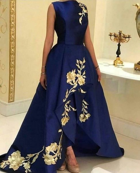 

blue high low prom dresses, Black