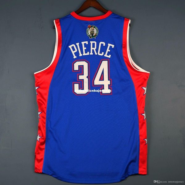 

100% stitched paul pierce 2004 jersey mens vest size xs-6xl stitched basketball jerseys ncaa, Gray