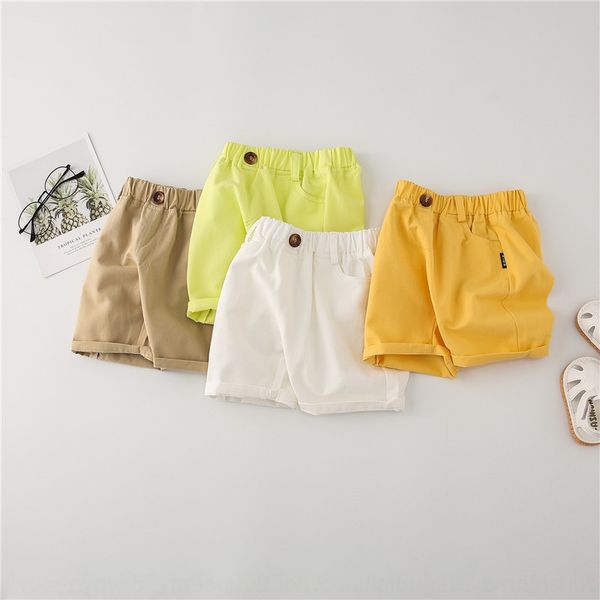

factory cargo children's nine casual shorts boys' and girls' casual baby thin pants children's loose cropped pants, Blue