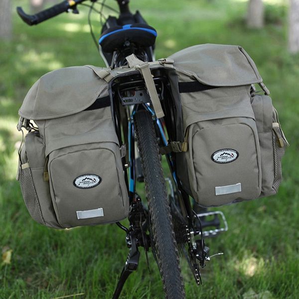 

large capacity multi-function bicycle bicycle riding mountain bike shelf car bag long distance waterproof camel bag