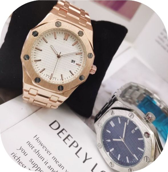 

новые бренд мужской моды часы из нержавеющей стали вахты людей кварца круглые наручные часы, Slivery;brown