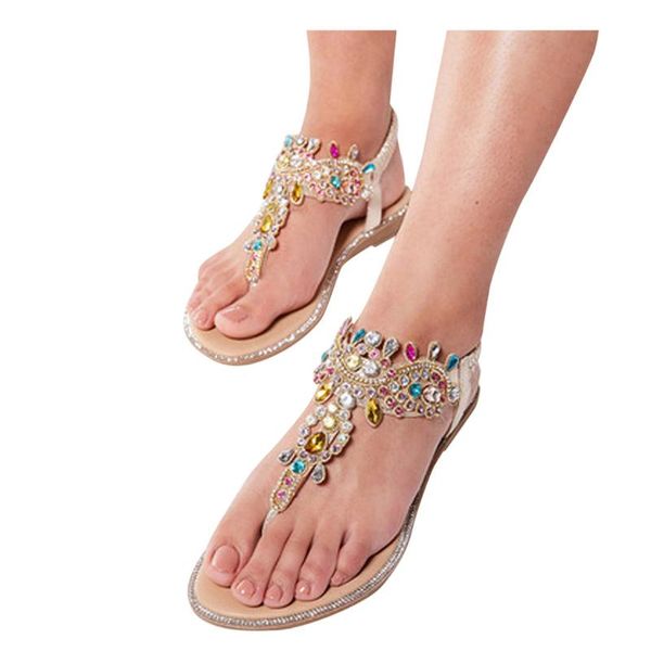 

2020 women summer sandals fashion ladies elastic band bohemian shoes low heels solid casual beach shoes lady leisure sandals, Black