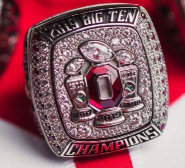 

оптовые 2019 - 2020 штата огайо buckeye сек чемпионат кольцо дарят подарки друзьям, Golden;silver