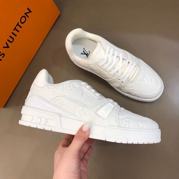 

new54 luxury high-quality casual men's shoes fashion all-match sports shoes outdoor comfortable running shoes original box packaging, Black