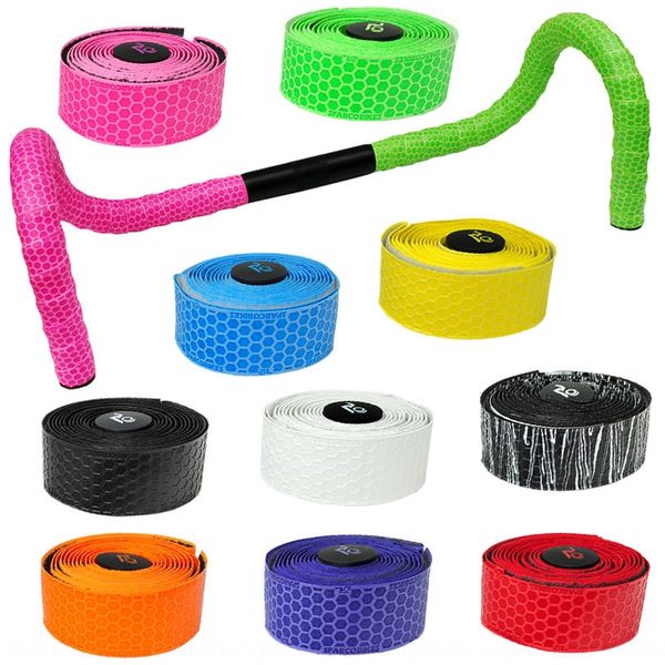 

rdxjk wet belt bicycle pu honeycomb pattern road car grip belt wear-resistant anti-skid anti-sweat-absorbing environmental protection bicycl, Silver