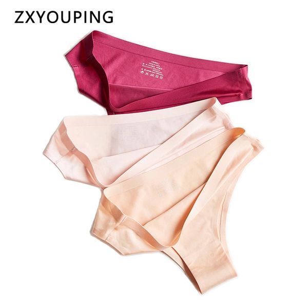 

t-back solid color women panties seamless underwear female briefs -3xl low rise briefs viscose ice silk lingerie intimates, Black;pink