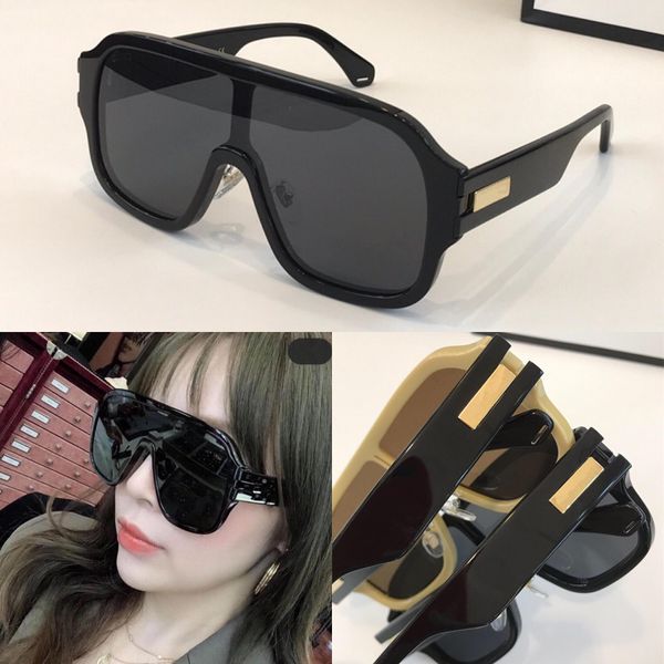 

popular selling 0663s designer sunglasses for women men square plate full frame work 0663 fashion lady generous style uv400 lens, White;black