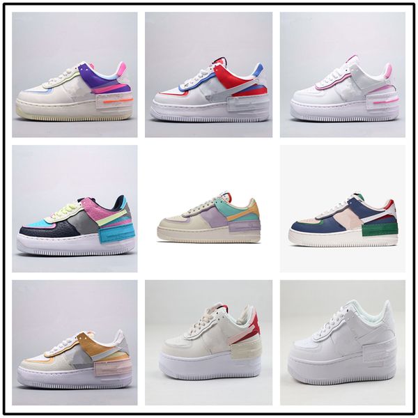 

2020 n.354 for men women cut low skateboarding af1 low type sports shoes air skate sneaker size eur36-45, Black