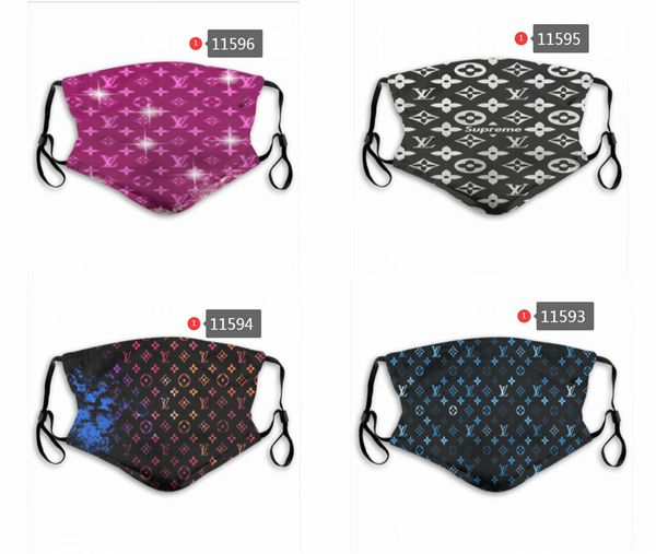 

2020 new brand luxury designer ice silk face mask letter summer is not sultry 5 layer protective belt filter mask repetitive dust mask