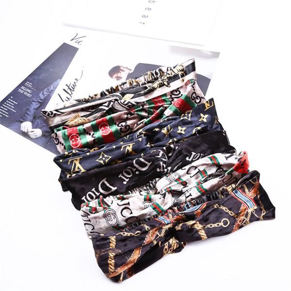 

the manufacturer directly approves the european and american sports hair band fashionable flannelette cross wash head band printing hair ac, Silver