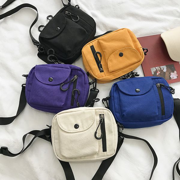 

30 женщины canvas обычная joker cute сумка на ремне, сплошной цвет высокой емкости big bag small square taschen женщины