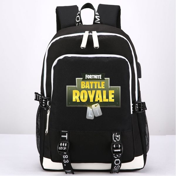 

usb travel new fortnite fortress night game peripheral youth backpack male and female students schoolbag travel bag