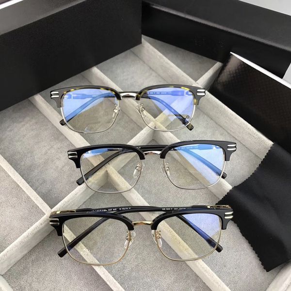 

hq square male m669 eyebrow eyewear frame with demo lenses imported pure-plank frame 53-18-145 for myopia reader prescription glasses outlet