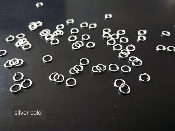 

iron iron handmade diy opening ring hardware accessories bookmark diy accessories round c ring handmade materials, Silver
