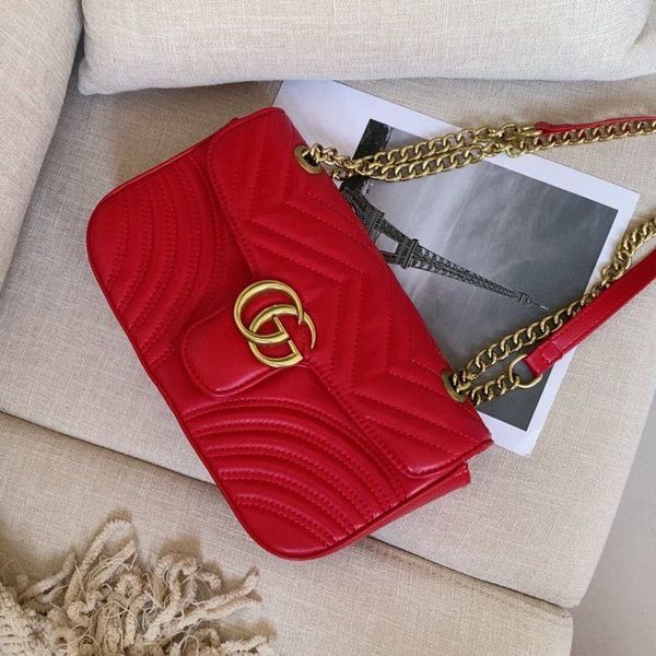 

2020 сдвоенного пакера дизайнера новый широкий плечевой ремень письмо-квадрат кожа двойной молнии маленький плечо gucci мешок, Golden;silver