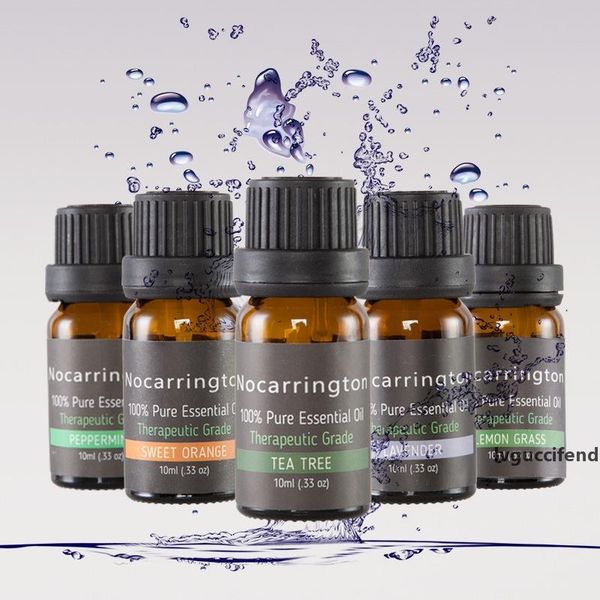 

6 pcs/set 100% pure natural aromatherapy oils kit 10ml humidifier water-soluble fragrance oil massage body essential oil set bh2317 cy